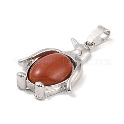 Natural Red Jasper Pendants&nbsp;G-A224-02P-06