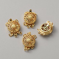 Brass Box Clasps&nbsp;KK-WH0079-16C-G