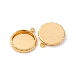 Brass Pendant Cabochon Settings&nbsp;X-KK-F898-20B-G