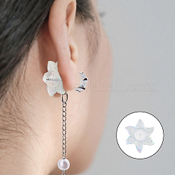 30Pcs 6 Colors Acrylic Ear Nuts&nbsp;FIND-HS0002-43