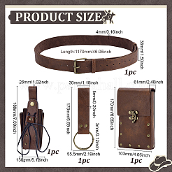 2Pcs PU Leather Mobilephone Storage Bags&nbsp;AJEW-WH0752-288