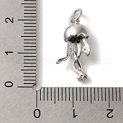 Rack Plating Brass Micro Pave Cubic Zirconia Pendants&nbsp;KK-U027-09-03P
