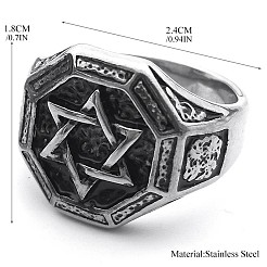 304 Stainless Steel Finger Rings for Men&nbsp;FS-WGB5366-03
