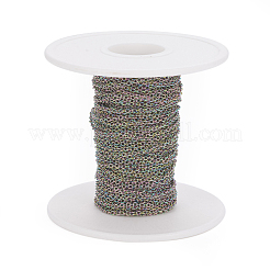 Ion Plating(IP) 304 Stainless Steel Cable Chains&nbsp;CHS-L021-009B