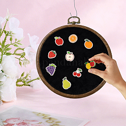 ABS Wall Hanging Brooch Jewelry Storage Display Stand&nbsp;AJEW-WH20098-135C-03