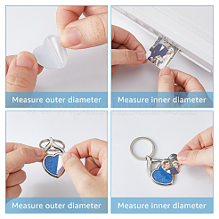 Iron with Zinc Alloy Sublimation Keychain Blanks&nbsp;KEYC-FH0001-52