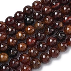Natural Africa Orange Garnet Beads Strands&nbsp;G-K365-F01-8mm