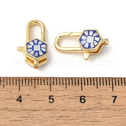Brass Lobster Claw Clasps&nbsp;KK-K385-019G