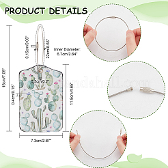 PU Leather Luggage Tags&nbsp;AJEW-WH0317-44C