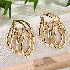 304 Stainless Steel Stud Earrings&nbsp;EJEW-Z084-18G