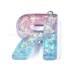 Transparent Epoxy Resin Pendants&nbsp;CRES-S364-002R