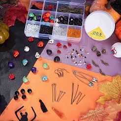 DIY Gemstone Halloween Earring & Bracelet Making Kit&nbsp;DIY-PH0008-84