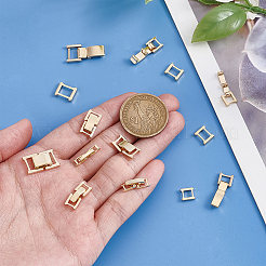6 Styles Brass Watch Band Clasps&nbsp;KK-BBC0024-21G