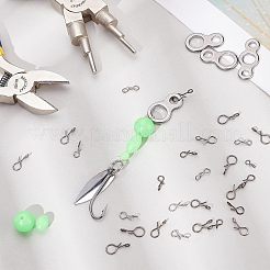270Pcs 9 Style 304 Stainless Steel Fly Hook Lure Snap&nbsp;FIND-FH0002-95