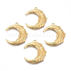 Ion Plating(IP) 201 Stainless Steel Pendants&nbsp;STAS-N098-066LG