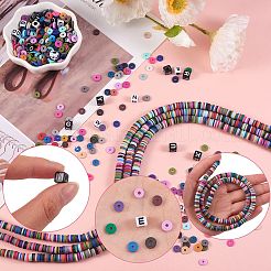 10 Strands Handmade Polymer Clay Beads Strands&nbsp;CLAY-SZ0001-62B