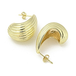 Brass Stud Earrings&nbsp;EJEW-Q799-01G
