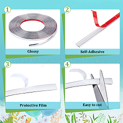 13M Synthetic Rubber Self Adhesive Car Body Strips&nbsp;AJEW-WH0752-687B