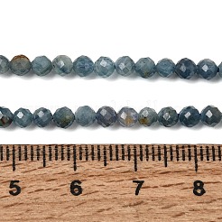 Natural Kyanite/Cyanite/Disthene Beads Strands&nbsp;G-G259-D04-3mm