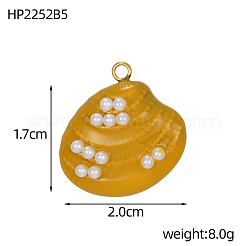 304 Stainless Steel Enamel Pendants&nbsp;STAS-OY003-28G