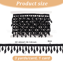 Polyester Bead Tassel Trimming&nbsp;DIY-WH0111-431