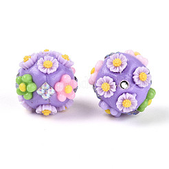 Handmade Polymer Clay Beads&nbsp;CLAY-N015-08