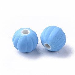 Spray Painted Acrylic Beads&nbsp;MACR-T035-009