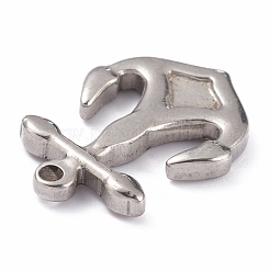 Non-Tarnish 304 Stainless Steel Pendants&nbsp;STAS-O140-09P