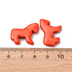 Synthetic Turquoise Dyed Horse Beads&nbsp;G-B015-06