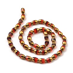 Faceted Electroplate Glass Beads Strands&nbsp;EGLA-P051-04A-A