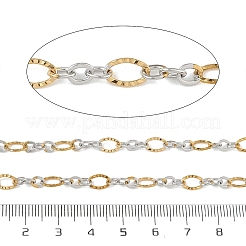 Two Tone 304 Stainless Steel Link Chains&nbsp;CHS-G052-02GP