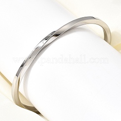 304 Stainless Steel Cuff Bangles for Women&nbsp;BJEW-H644-04P