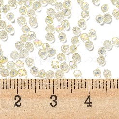 Full Rainbow Plated Transparent Electroplate Glass Beads&nbsp;EGLA-M030-02A-FR04