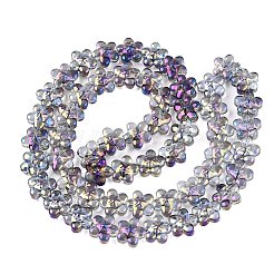 Electroplate Glass Beads Strands&nbsp;EGLA-T028-02L