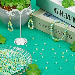 1000Pcs 3 Colors Baking Paint Glass Seed Beads&nbsp;SEED-SP0001-07B
