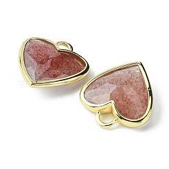 Natural Red Strawberry Quartz Pendants&nbsp;G-O204-01G