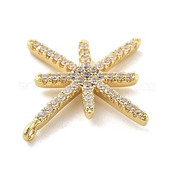Brass Micro Pave Cubic Zirconia Pendants&nbsp;KK-L228-19G