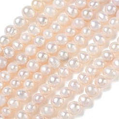 Natural Cultured Freshwater Pearl Beads Strands&nbsp;PA-CBAC463-29