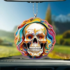 Skull Acrylic Hanging Ornaments&nbsp;PW-WGDCB05-01