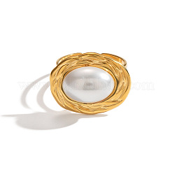304 Stainless Steel Cuff Open Rings for Women&nbsp;LS-DM4444