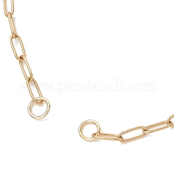 2.5MM 304 Stainless Steel Paperclip Chain Slider Bracelet Making&nbsp;AJEW-JB01557-01