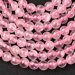 Natural Madagascar Rose Quartz Beads Strads&nbsp;G-D655-4mm