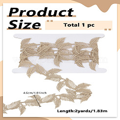 2 Yards Filigree Polyester Lace Trim&nbsp;OCOR-LP0002-45