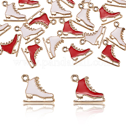 20Pcs 2 Colors Alloy Enamel Pendants&nbsp;PALLOY-CJ0001-137