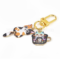 1Pc Alloy Enamel Pendant Decorations&nbsp;HJEW-TA0001-25