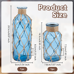 2Pcs 2 Styles Glass Vases&nbsp;AJEW-OC0015-42