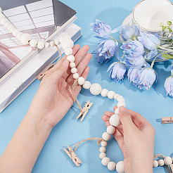 Wood Beaded Garlands&nbsp;AJEW-WH0042-96