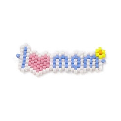3Pcs 3 Color Handmade Loom Pattern MIYUKI Seed Beads&nbsp;PALLOY-MZ00052