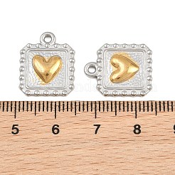 Valentine's Day 304 Stainless Steel Pendants&nbsp;STAS-F366-05GP