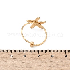 304 Stainless Steel Open Cuff Rings&nbsp;RJEW-D306-02G